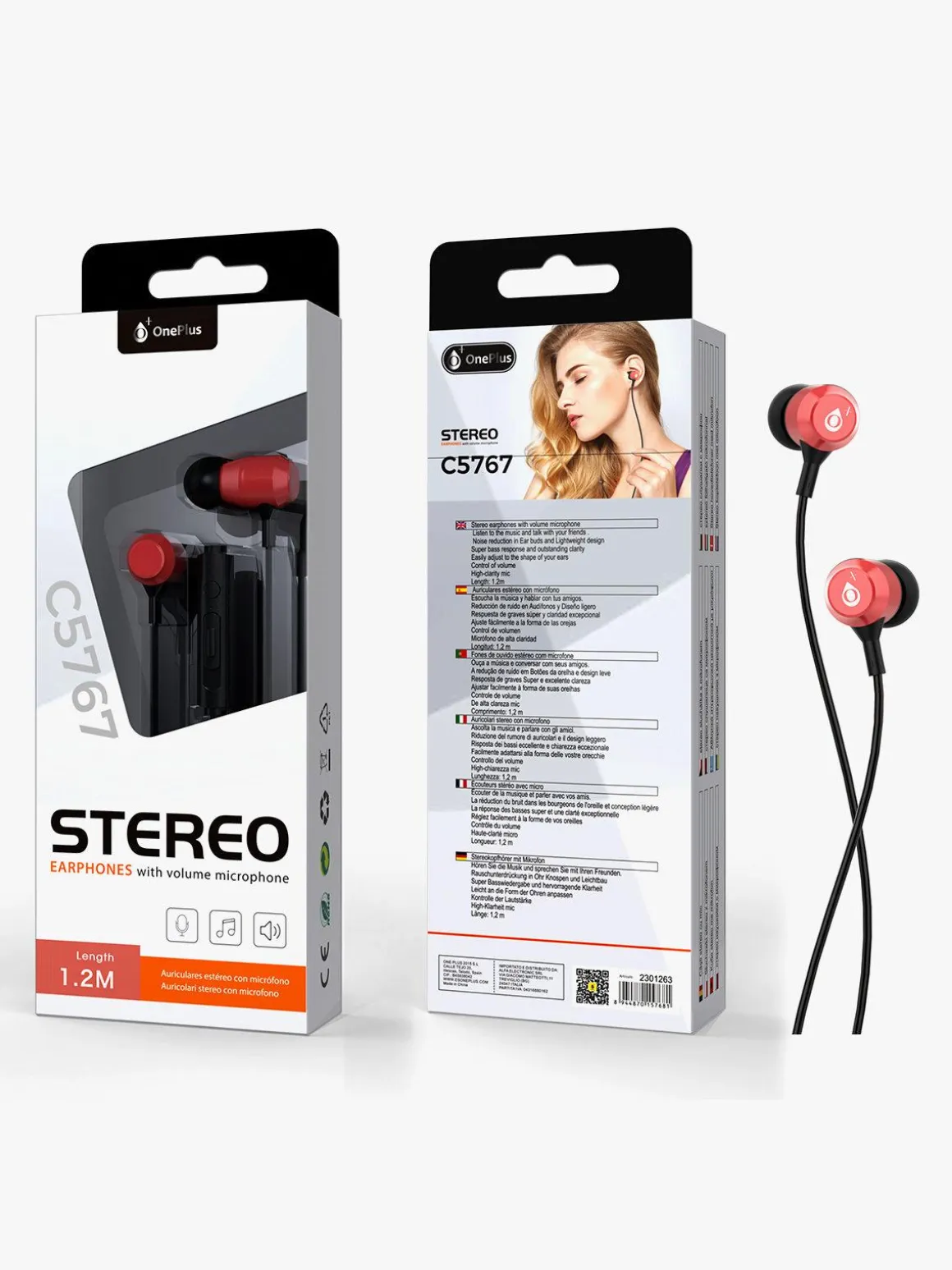 Oneplus Cuffiette stereo con filo