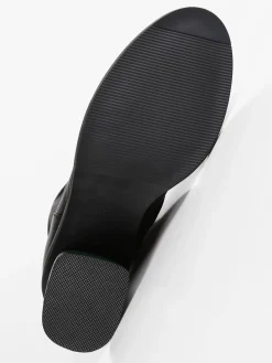Onyx Tronchetti con tacco effetto stropicciato
