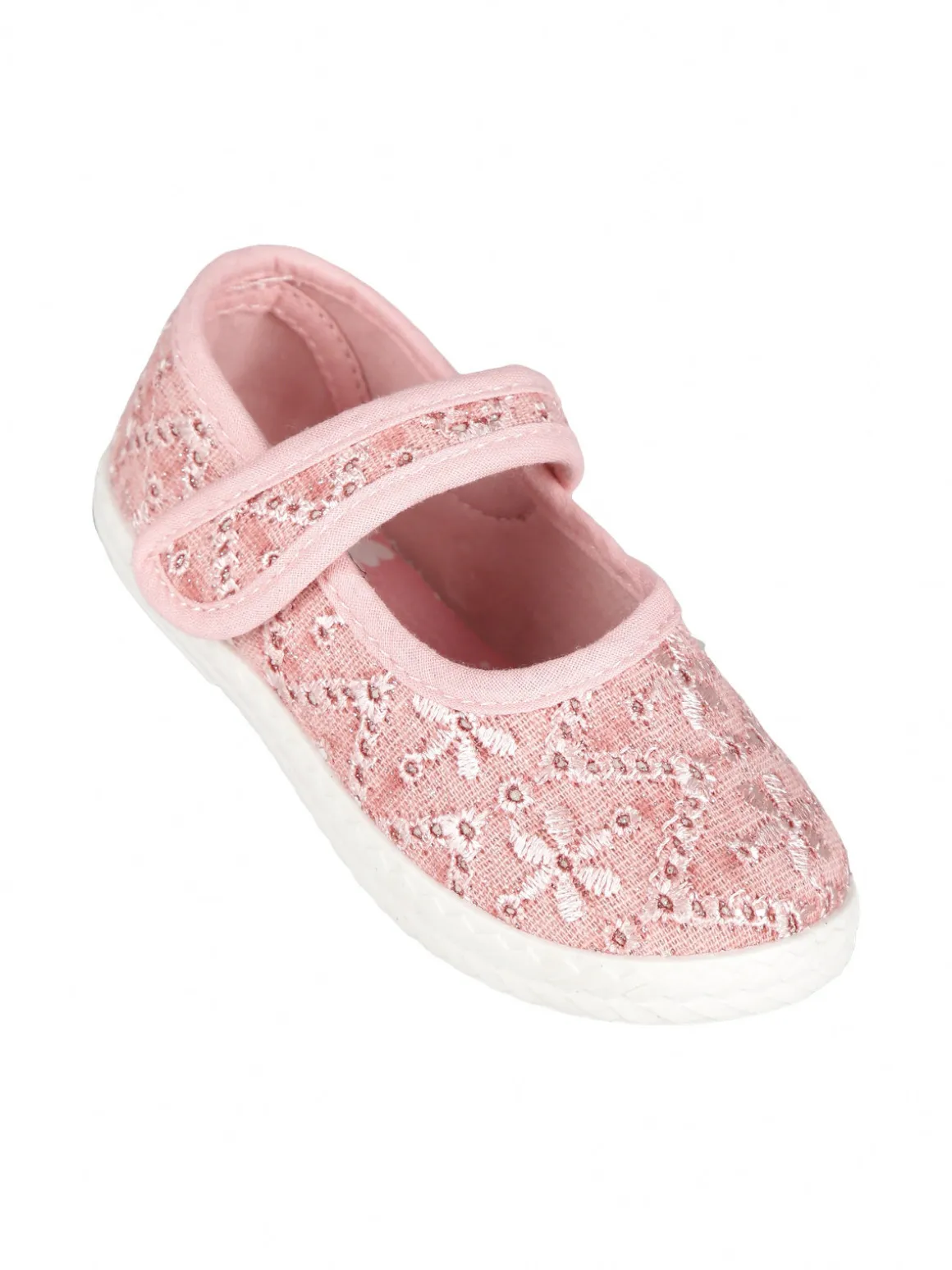 Original Marines Ballerine da bambina in tessuto ricamato con strappo