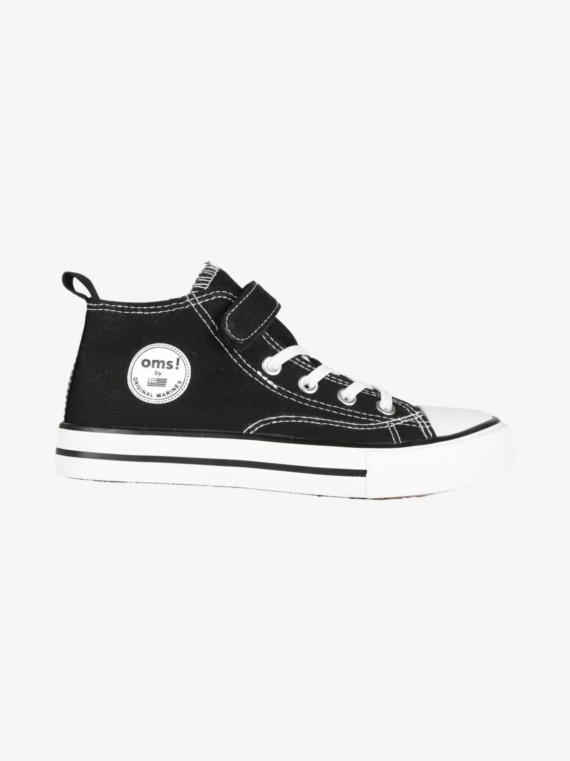 Original Marines Sneakers alte in tela da ragazzo con strappo