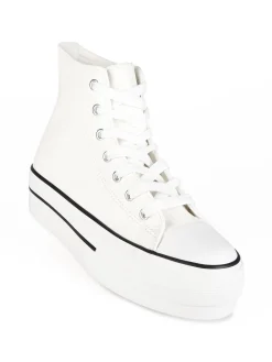 Original Marines Sneakers alte da donna con platform