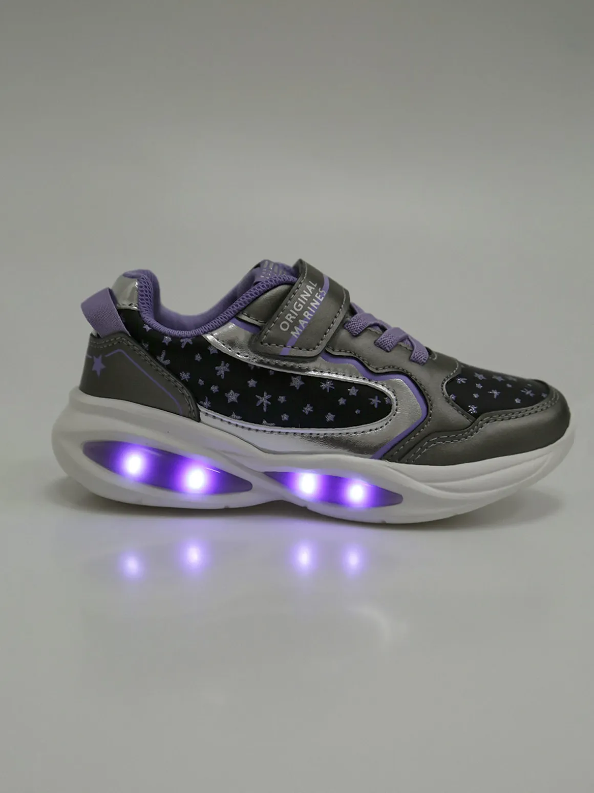 Original Marines Sneakers da bambina con luci e chiusura a strappo