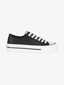 Original Marines Sneakers donna con platform e glitter