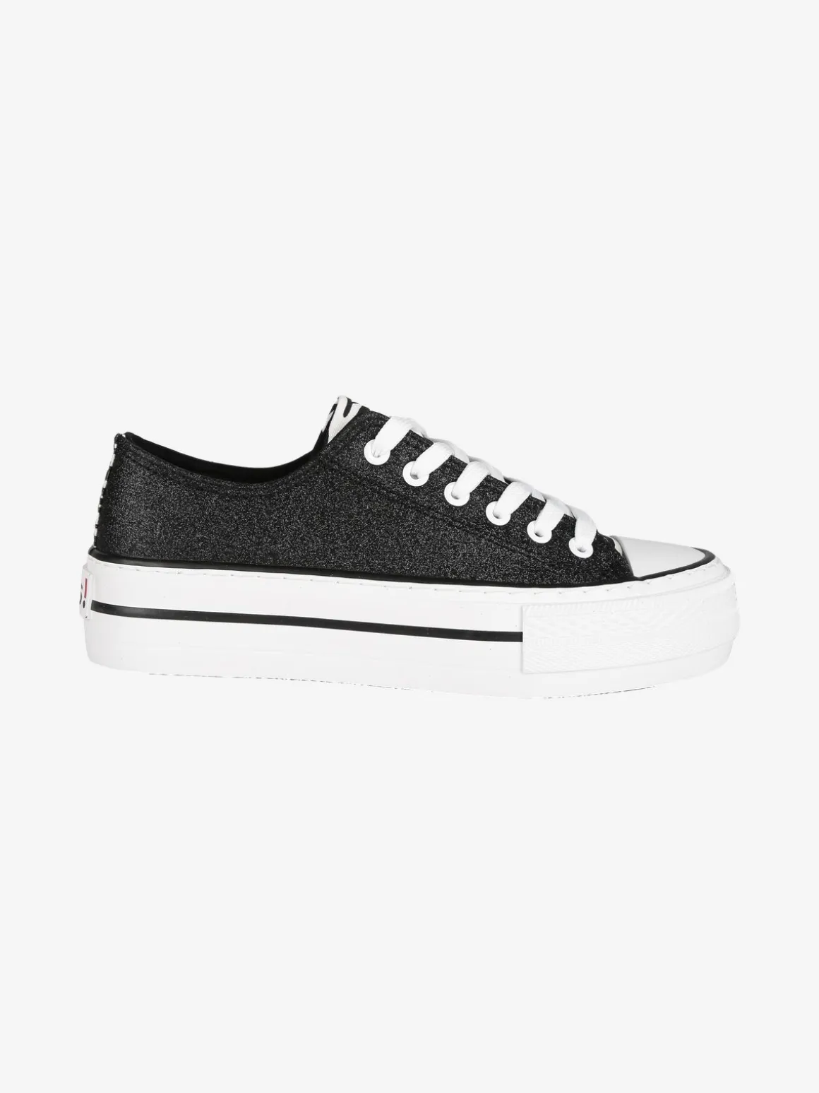 Original Marines Sneakers donna con platform e glitter