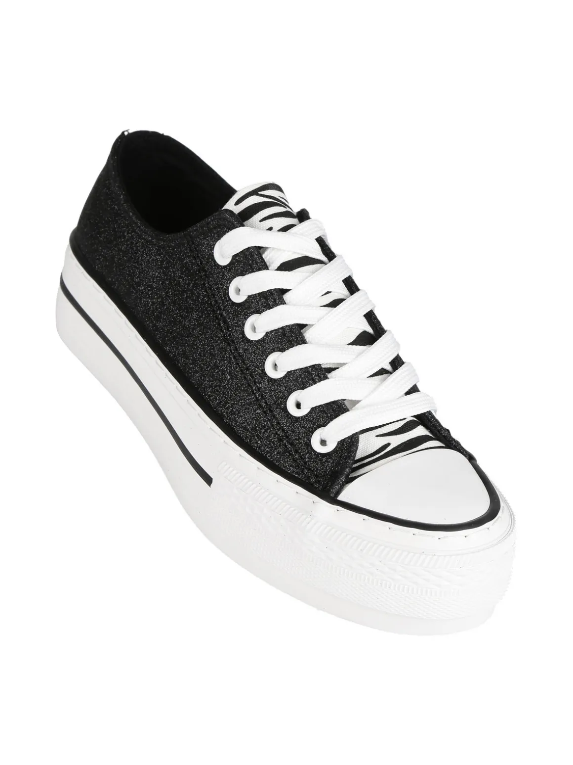 Original Marines Sneakers donna con platform e glitter