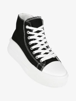 Original Marines Sneakers donna alte in tessuto con platform