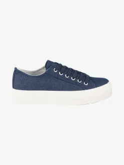 Original Marines Sneakers donna in tela con platform