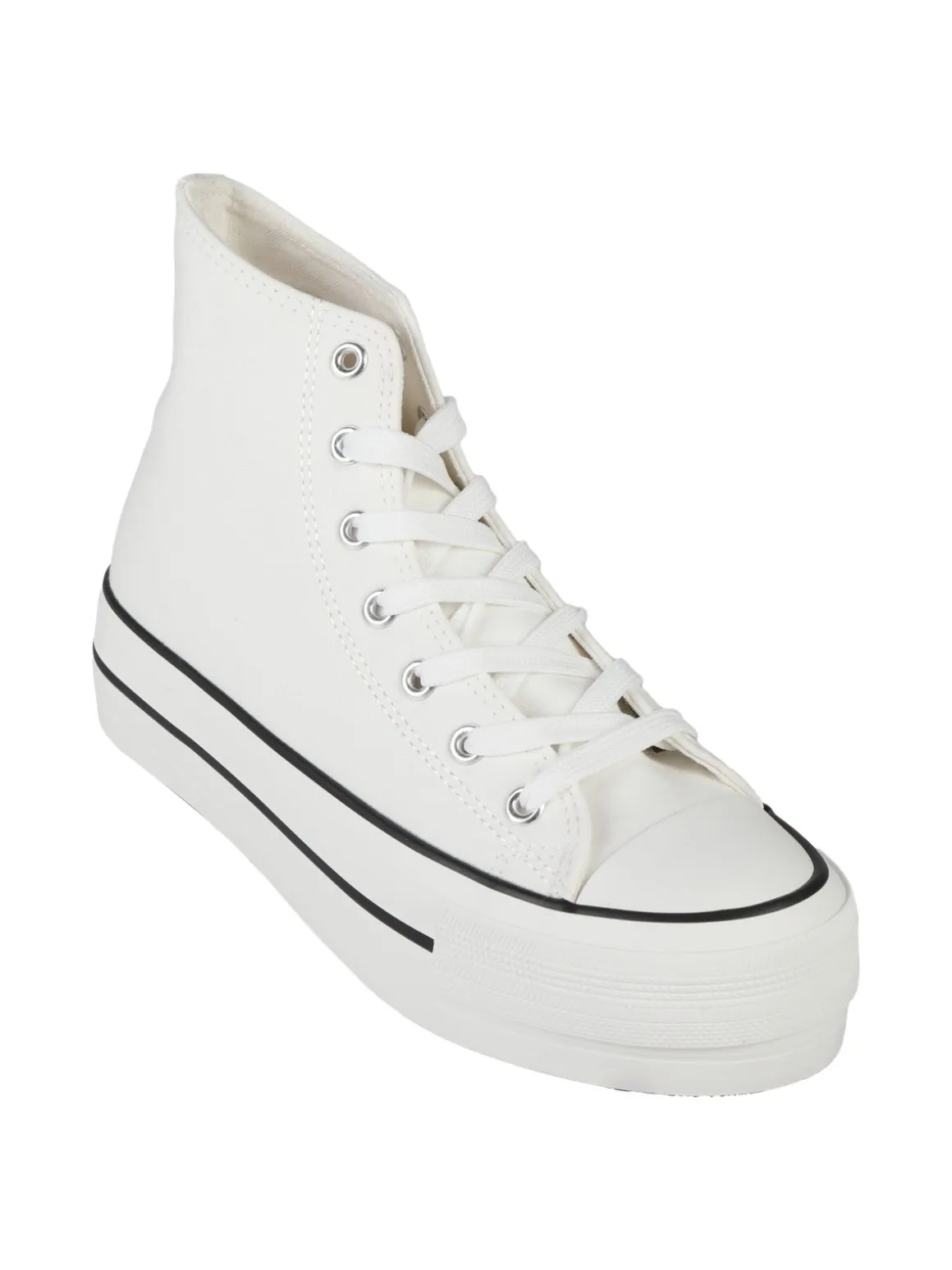 Original Marines Sneakers donna alte in tela con platform