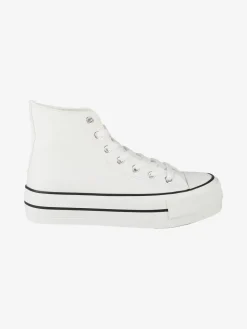 Original Marines Sneakers donna alte in tela con platform