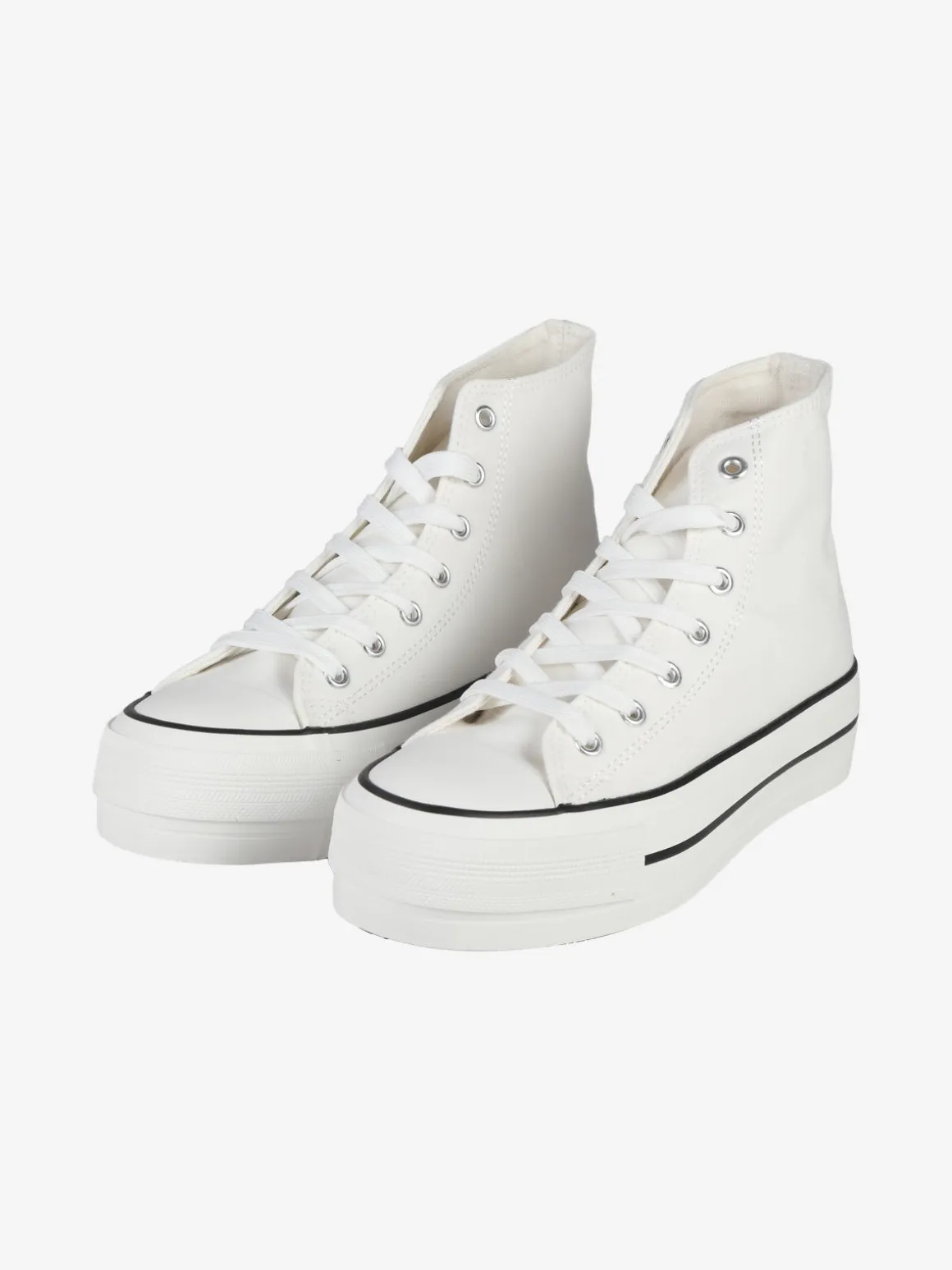 Original Marines Sneakers donna alte in tela con platform