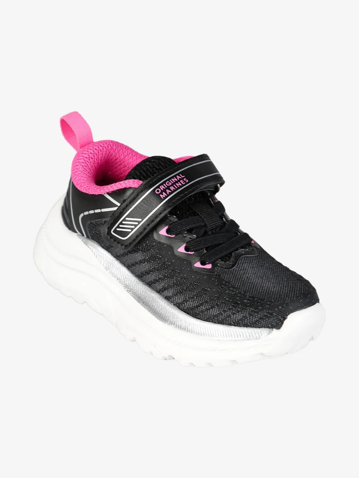 Original Marines Sneakers sportive da bambina con strappo e suola alta