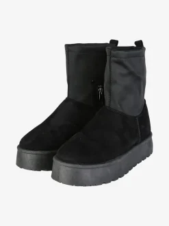 Original Marines Stivali donna scamosciati con platform e interno peloso