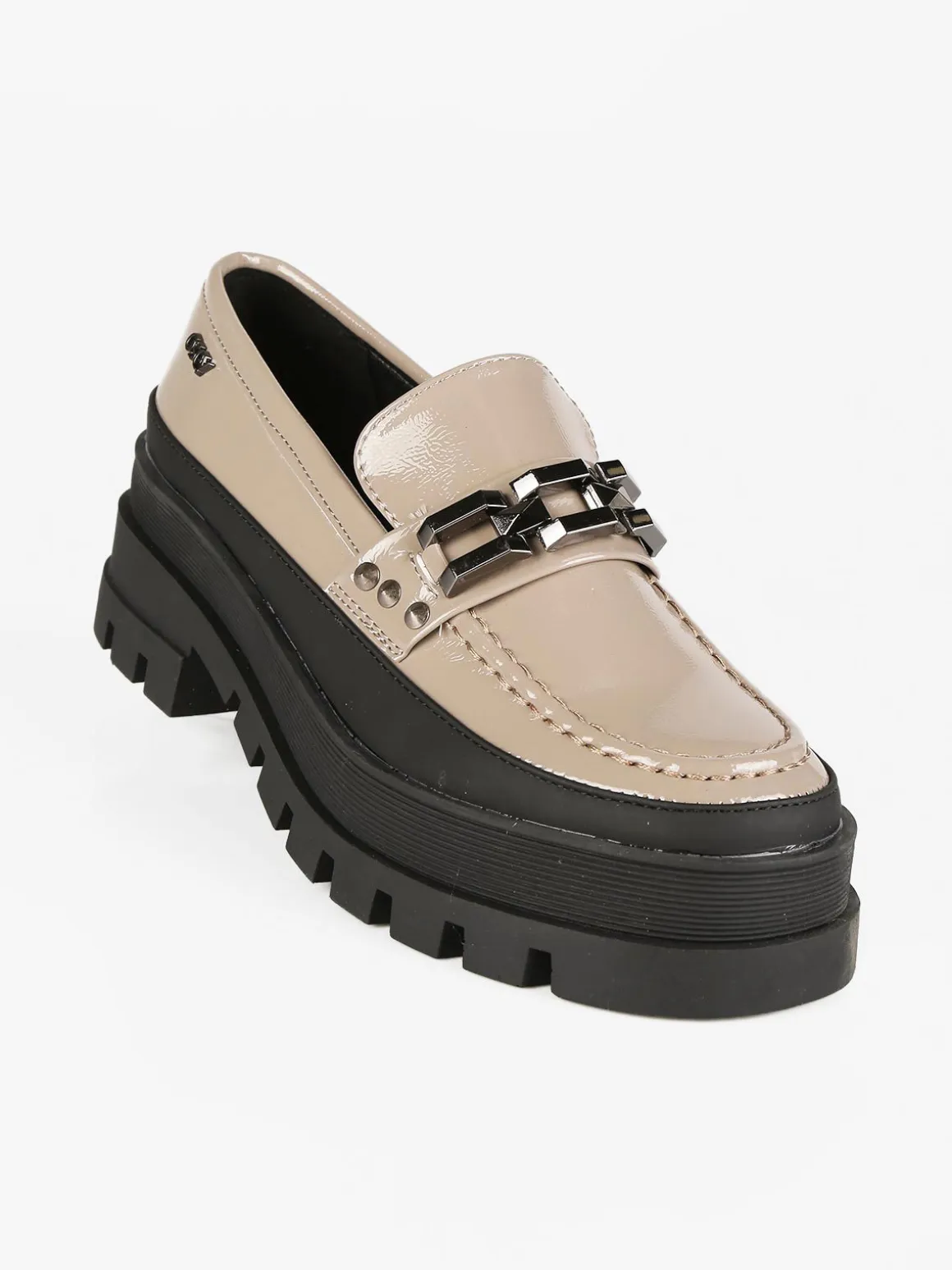 Osey Mocassini donna in vernice con platform