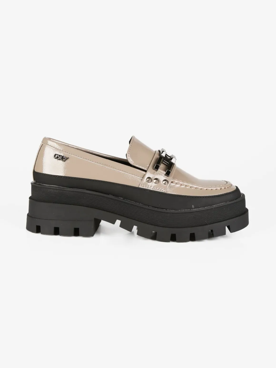 Osey Mocassini donna in vernice con platform