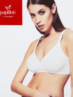Papillon Reggiseno sfoderato in cotone con ferretto COPPA B S335