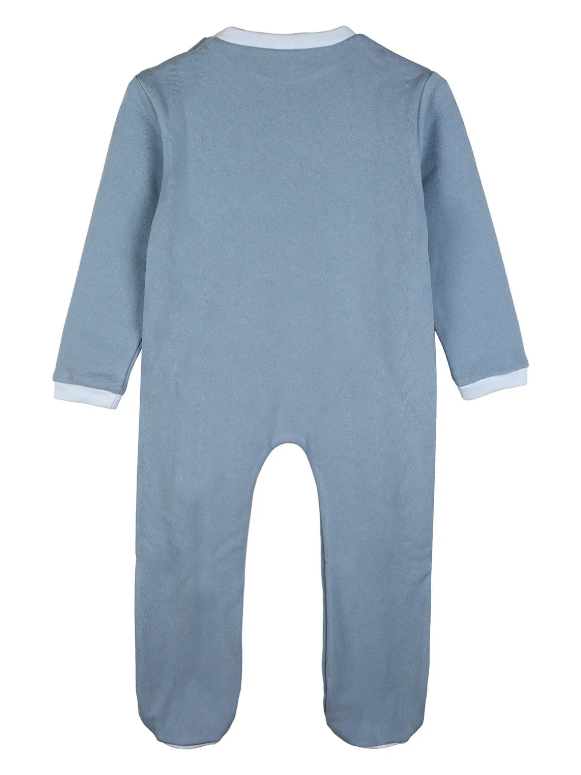Pastello Pigiama intero da neonato con zip intera - blu