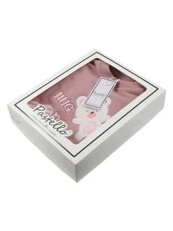 Pastello Pigiama intero da neonata con zip intera - rosa