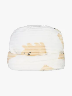 Pastello Set regalo neonati con babbucce e cappellino - panna