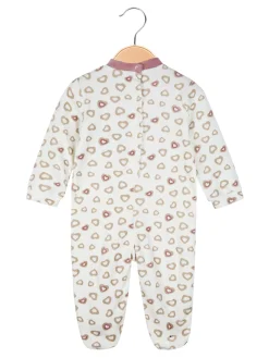 Pastello Tutina in ciniglia da neonata - fucsia