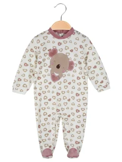 Pastello Tutina in ciniglia da neonata - fucsia