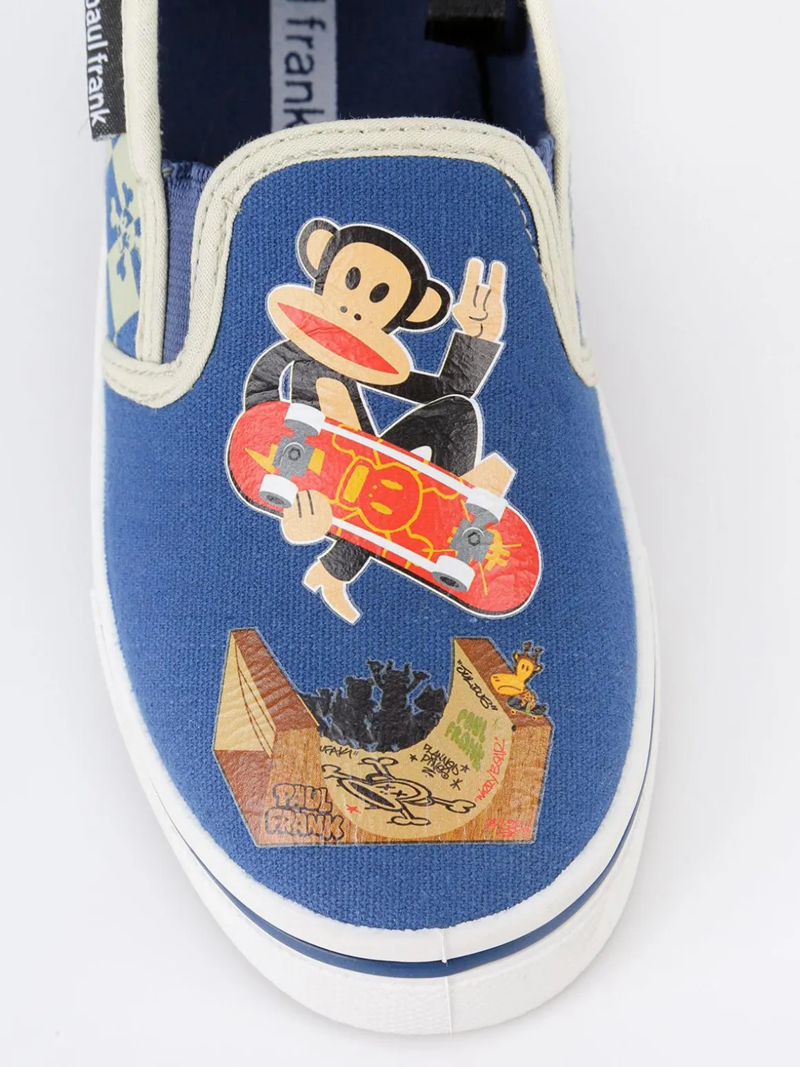 Paul Frank Sneakers slip on a scacchi bambino