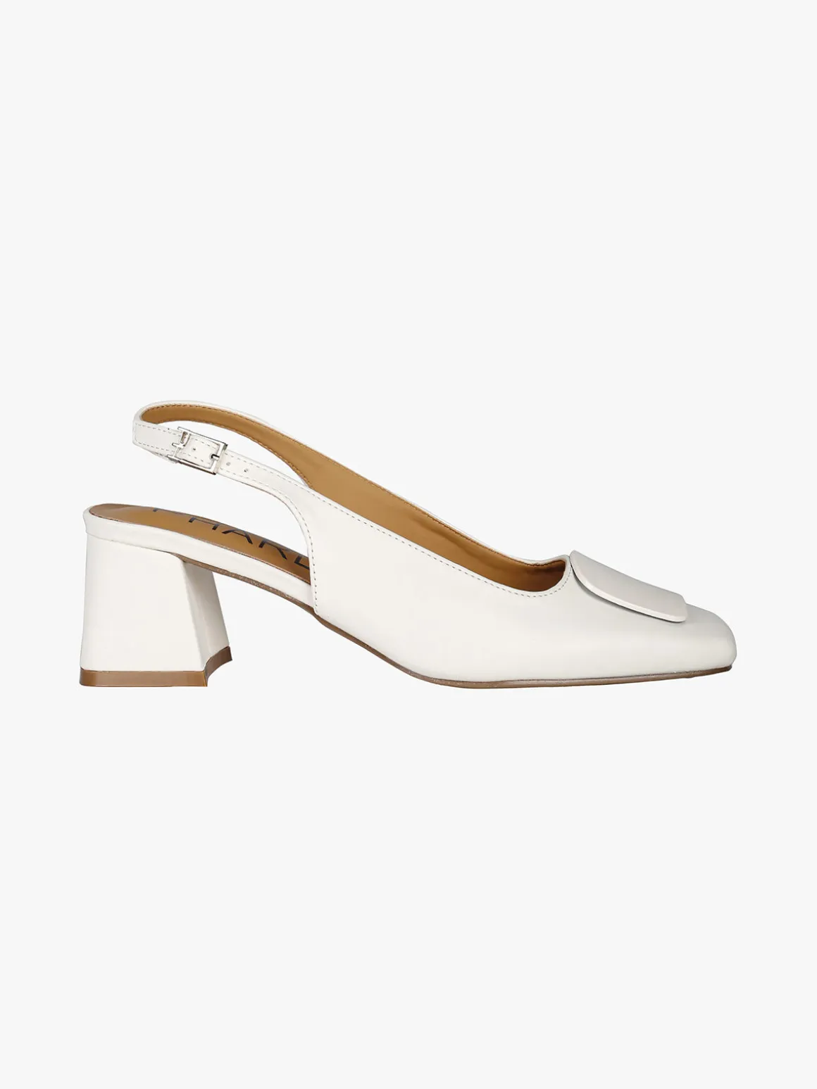 Phard Slingback donna aperte dietro con punta quadrata