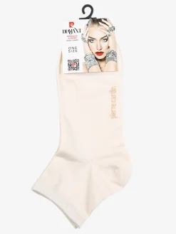 Pierre Cardin Calze corte da donna in cotone elasticizzato - beige