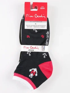 Pierre Cardin Calze corte donna con stampe Confezione 3 paia