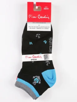 Pierre Cardin Calze corte donna con stampe Confezione 3 paia