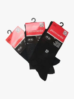 Pierre Cardin Calze corte uomo tinta unita. Confezione 3 paia