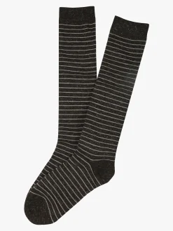 Pierre Cardin Calze lunghe da donna a righe - marrone