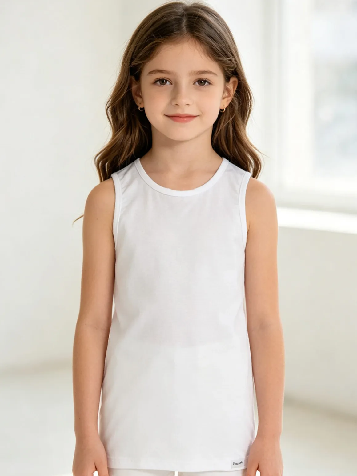 Pierre Cardin canotta intima bimba spalla larga