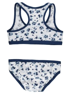 Pierre Cardin Completo intimo bambina a fiori 2 pezzi