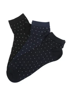 Pierre Cardin Confezione da 3 paia di calze corte da uomo in filo di scozia