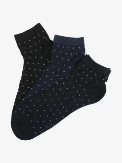 Pierre Cardin Confezione da 3 paia di calze corte da uomo in filo di scozia