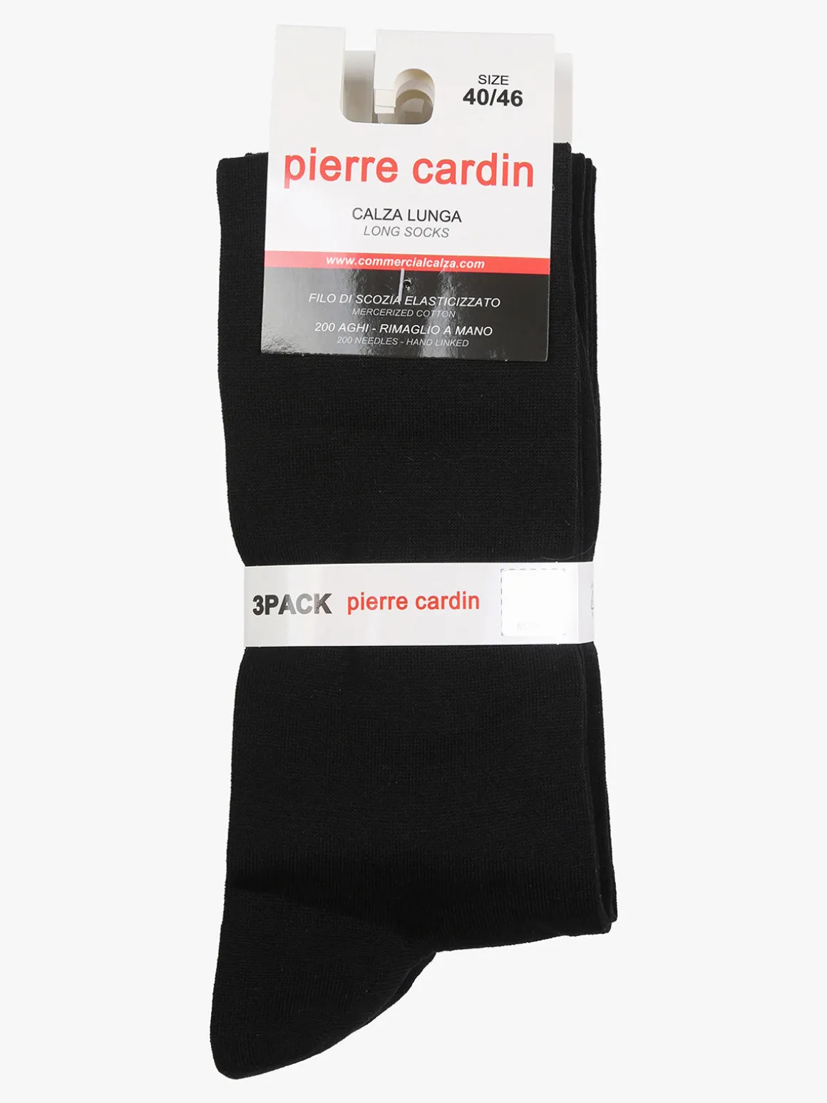 Pierre Cardin Confezione da 3 paia di calze lunghe da uomo in filo di scozia