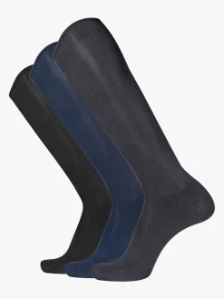 Pierre Cardin Confezione da 3 paia di calze lunghe da uomo in filo di scozia