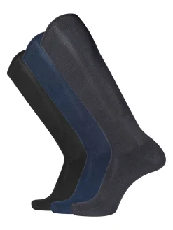 Pierre Cardin Confezione da 3 paia di calze lunghe da uomo in filo di scozia