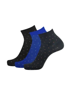 Pierre Cardin Confezione da 3 paia di calze corte da uomo in filo di scozia