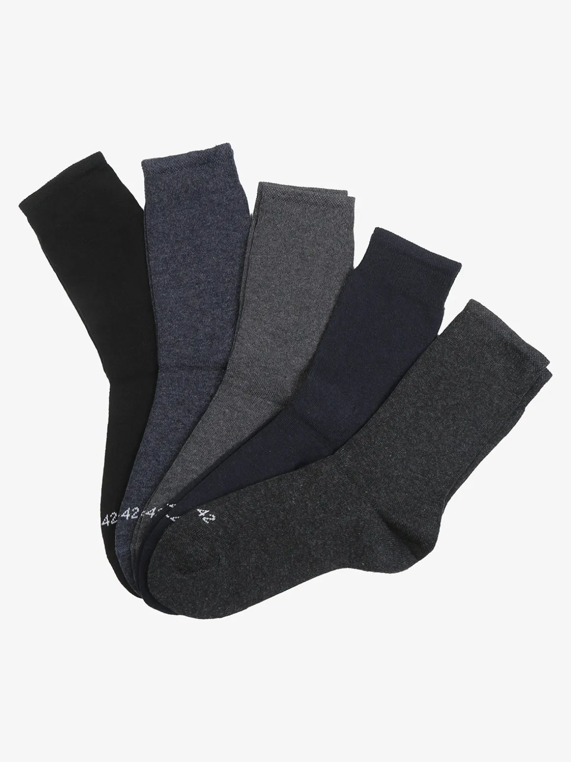Pierre Cardin Confezione da 5 paia di calze lunghe da uomo in fresco cotone - assortito
