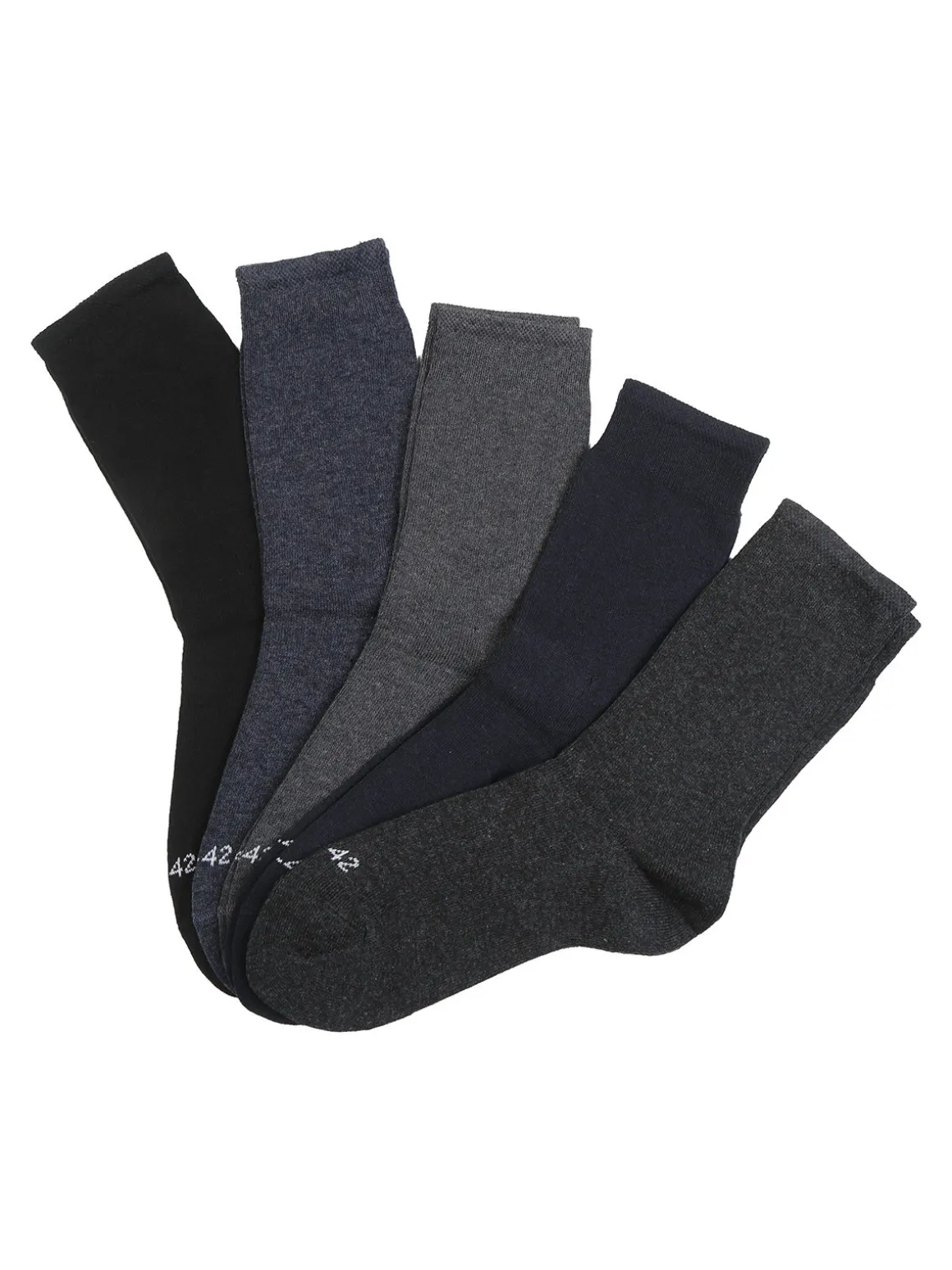 Pierre Cardin Confezione da 5 paia di calze lunghe da uomo in fresco cotone - assortito