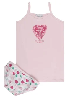 Pierre Cardin Coordinato intimo bambina con stampe