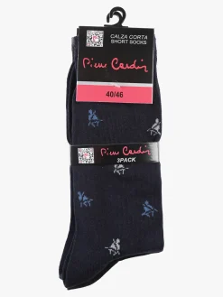 Pierre Cardin 3 Paia di calze corte da uomo con stampe