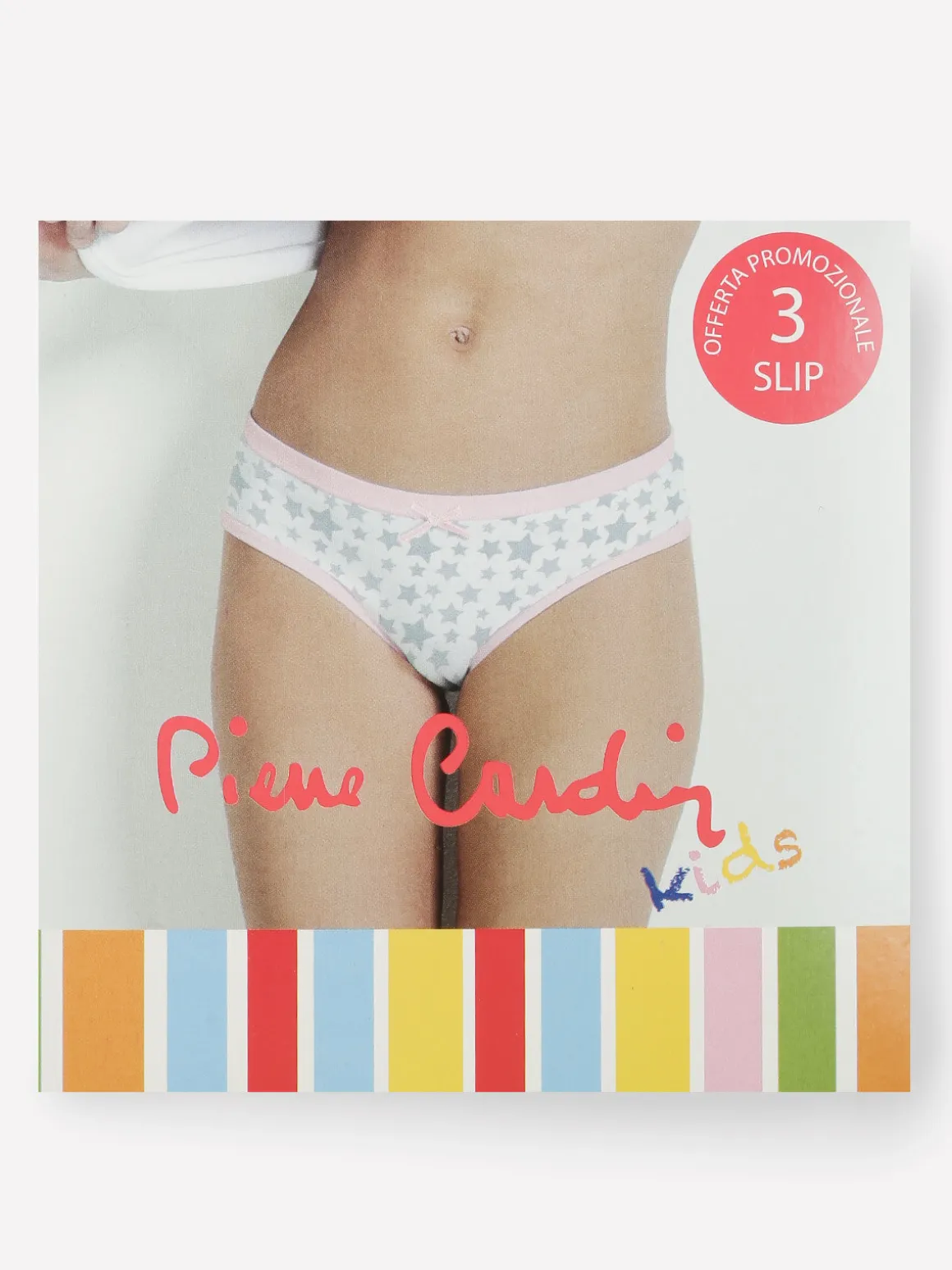 Pierre Cardin Tris di slip da bambina in cotone