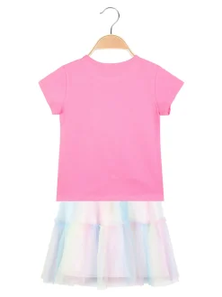 Pink Baby Completo da bambina 2 pezzi con gonna in tulle