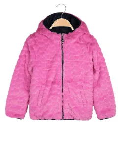 Pink Baby Giubbotto imbottito da bambina reversibile