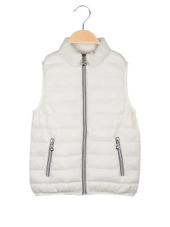Pink Baby Smanicato da bambina imbottito con zip