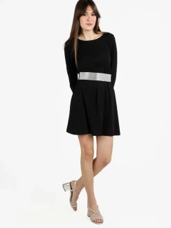 Pink Black Abito donna a maniche lunghe