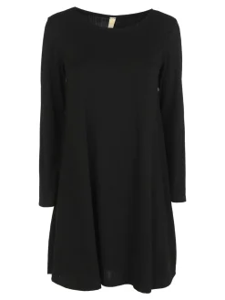 Pink Black Abito donna a maniche lunghe