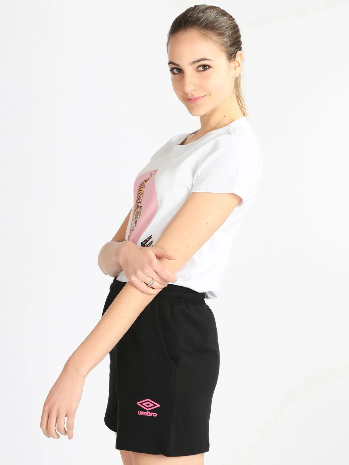 Pink Black T-shirt donna tigre